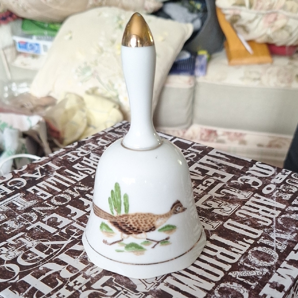 Decorative Bell with Bird Design